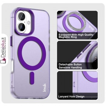 Imak smūgiams atsparus dėklas su magsafe - violetinis (Apple Iphone 17) Imak smūgiams atsparus dėklas su magsafe - violetinis (Apple Iphone 17)